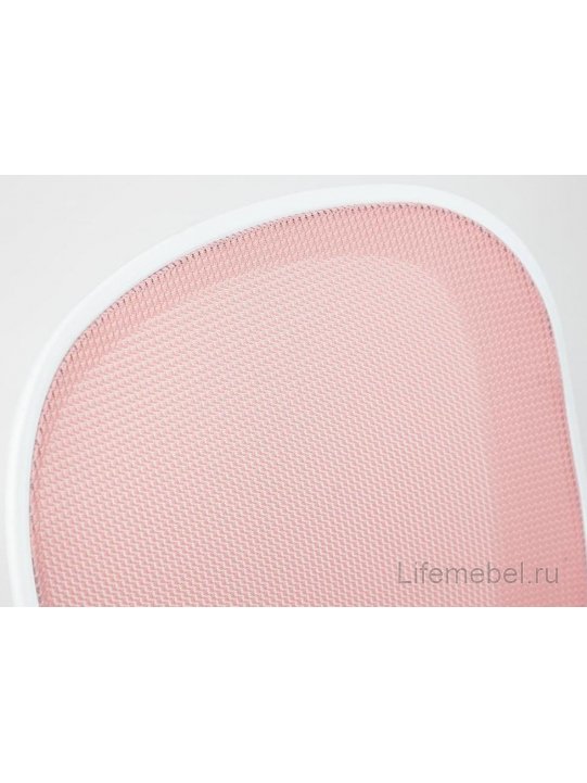 Компьютерное кресло Happy white розовое