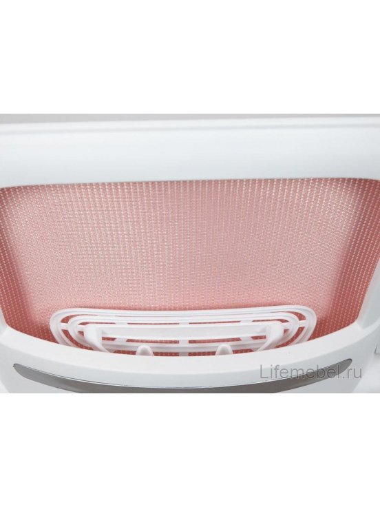 Компьютерное кресло Happy white розовое