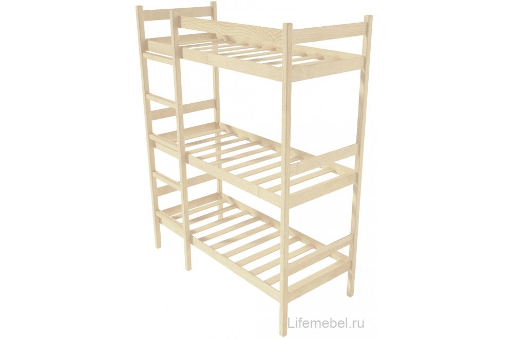 Трехъярусная кровать Линда 90х200 Трехъярусная кровать Линда 90х200