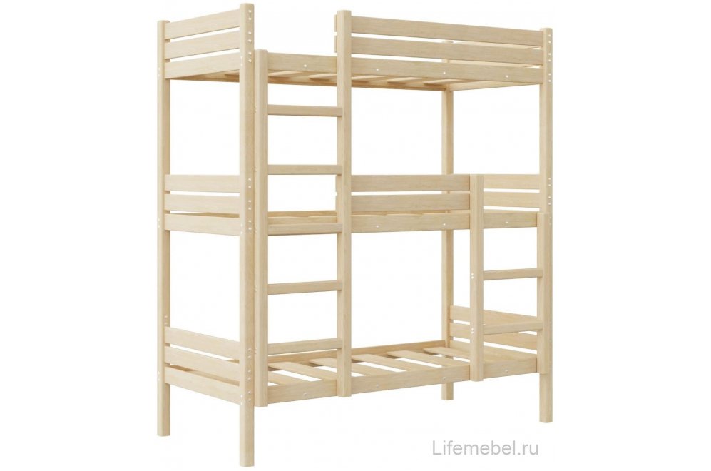 Трехъярусная кровать Офелия 80х160 Трехъярусная кровать Офелия 80х160