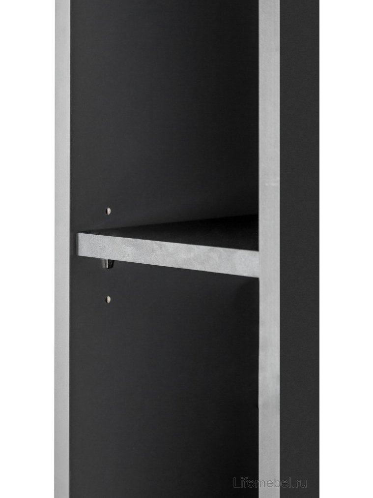 Стеллаж City узкий графит Стеллаж City узкий графит