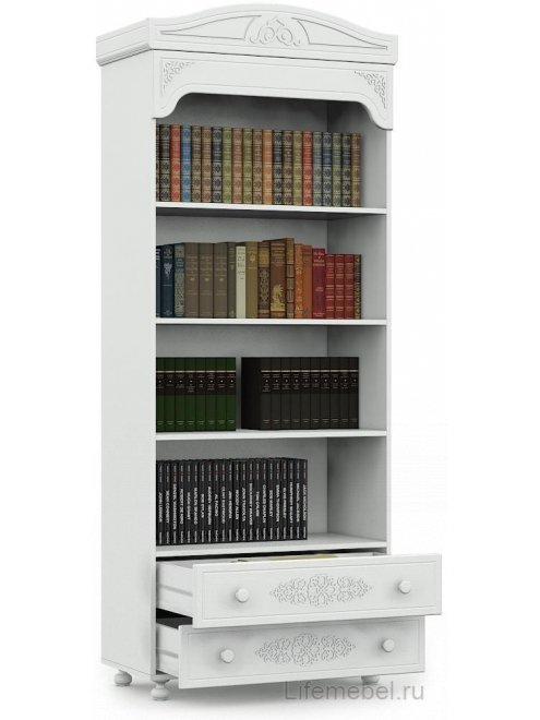 Стеллаж Ассоль АС-3 белое дерево Стеллаж Ассоль АС-3 белое дерево