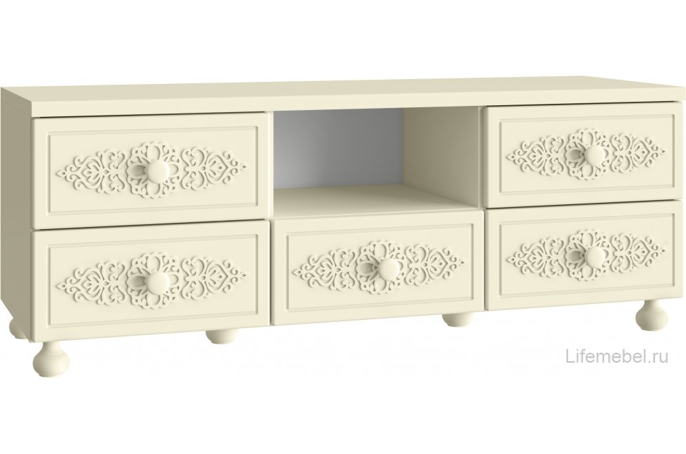 ТВ-тумба Ассоль плюс АС-56 ваниль ТВ-тумба Ассоль плюс АС-56 ваниль