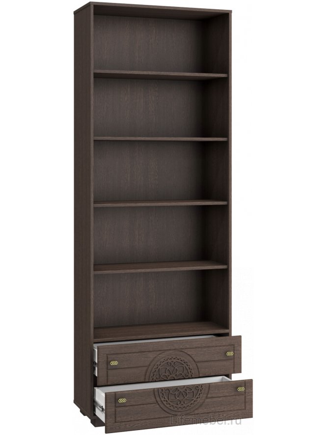 Витрина Монблан МБ-27К венге / орех шоколадный Витрина Монблан МБ-27К венге / орех шоколадный