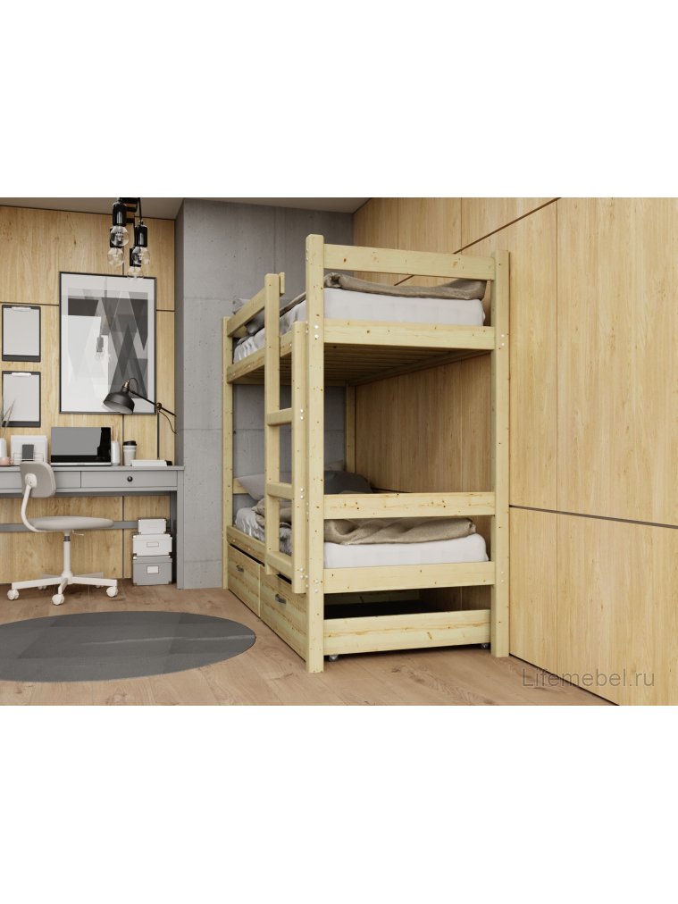 Двухъярусная кровать Алита 80х190 Двухъярусная кровать Алита 80х190