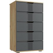 дуб крафт золотой / графит