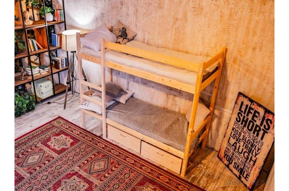 Двухъярусная кровать Алита 70х160 с матрасом Двухъярусная кровать Алита 70х160 с матрасом