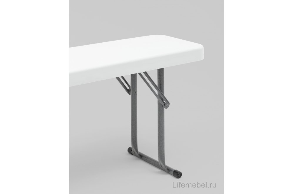 Скамейка Кейт складная 152x25x42 белая Скамейка Кейт складная 152x25x42 белая