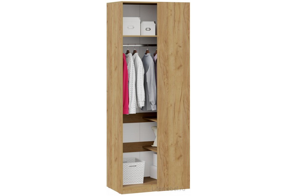 Шкаф Хилтон угловой дуб крафт золотой / графит матовый Шкаф Хилтон угловой дуб крафт золотой / графит матовый