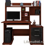 итальянский орех / черный глянец