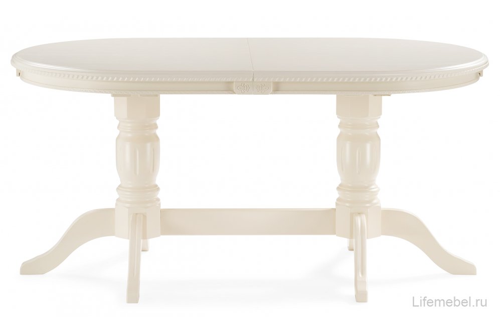 Деревянный стол Эвклаз овальный бежевый Деревянный стол Эвклаз овальный бежевый