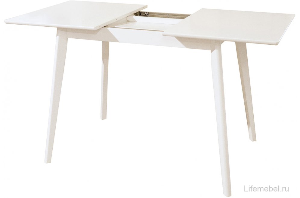 Деревянный стол Скандинавия Мини белая эмаль Деревянный стол Скандинавия Мини белая эмаль