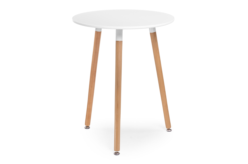 Стол Lorini 60 white / wood Стол Lorini 60 white / wood