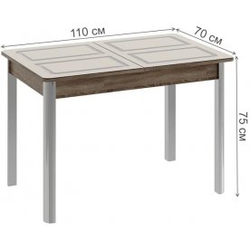 Стеклянный стол Палермо Тип 1