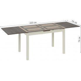 Стеклянный стол Мельбурн 100.11.12