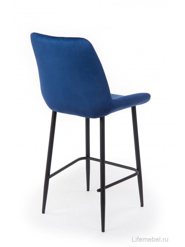 Полубарный стул Седа синий (zd 798) / черный Полубарный стул Седа синий (zd 798) / черный