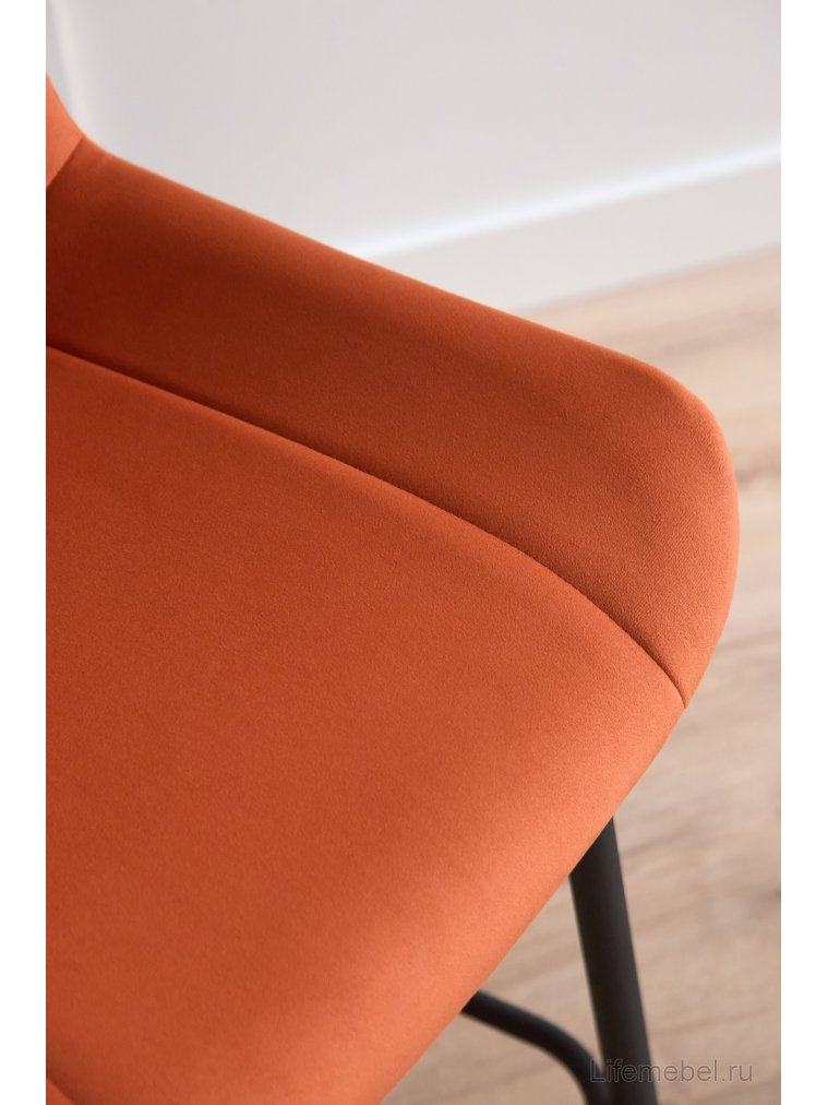 Полубарный стул Седа терракотовый (zd 432) / черный Полубарный стул Седа терракотовый (zd 432) / черный