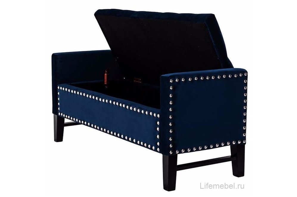 Банкетка Alice cc-67 открывающаяся синяя Банкетка Alice cc-67 открывающаяся синяя