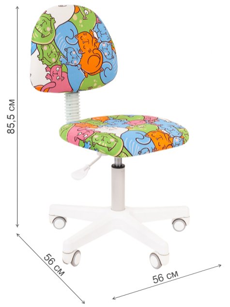 Компьютерное кресло Chairman Kids 104 котики Компьютерное кресло Chairman Kids 104 котики