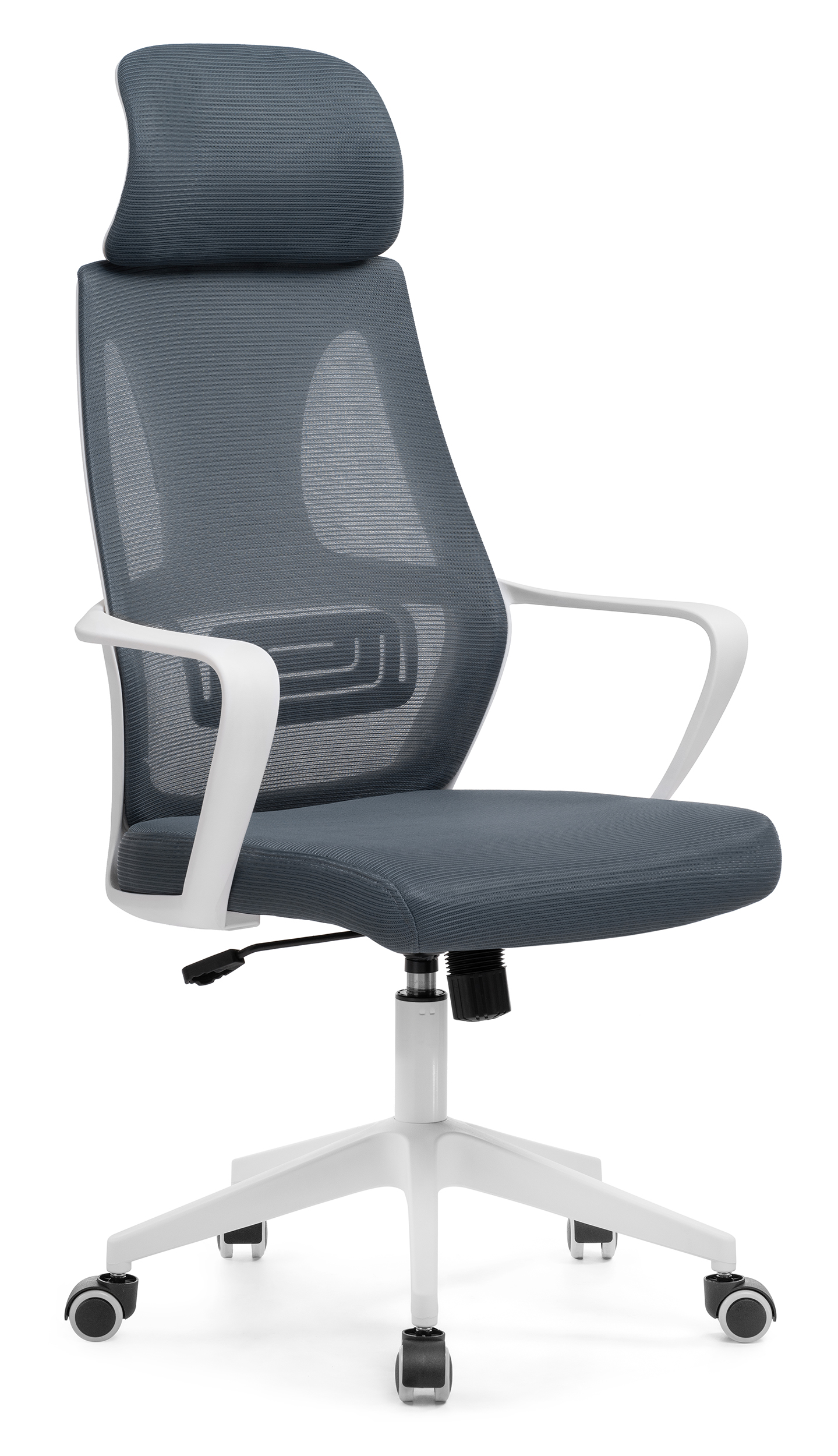 темно-серая сетка / белый