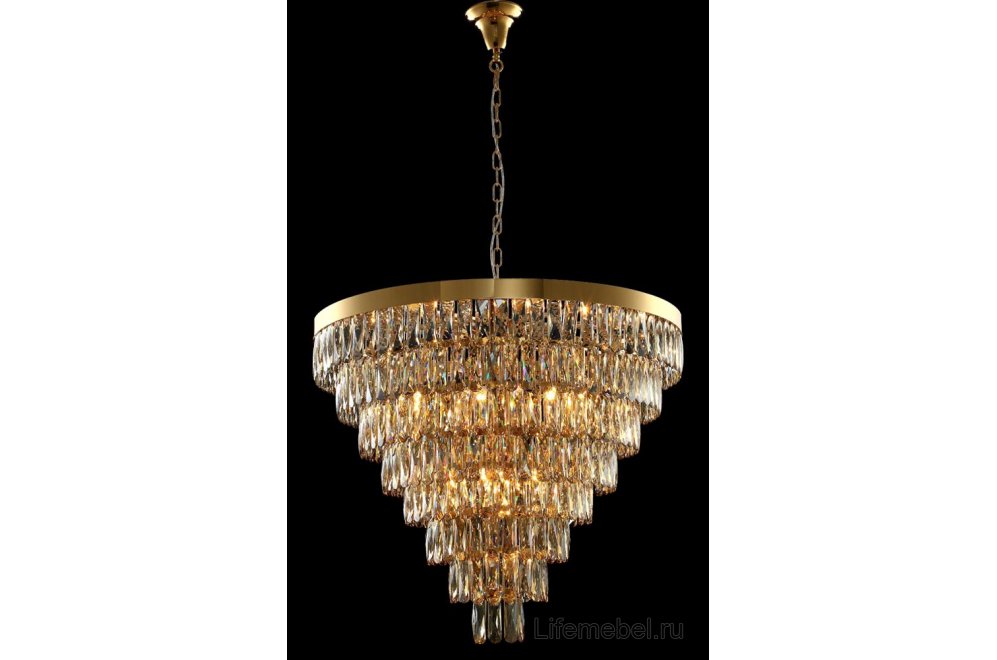 Подвесная люстра ABIGAIL SP22 D820 GOLD/AMBER Подвесная люстра ABIGAIL SP22 D820 GOLD/AMBER