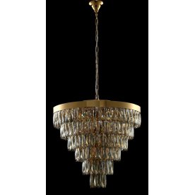 Подвесная люстра ABIGAIL SP-PL15 D620 GOLD/AMBER