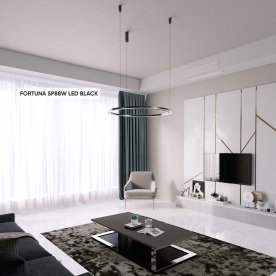 Подвесной светильник FORTUNA SP88W LED BLACK