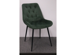 Стул на металлокаркасе Гояр confetti green / белый глянец из шоурума 4