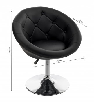 Барный стул Olovo T-834 black leather