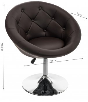 Барный стул Olovo T-834 brown leather