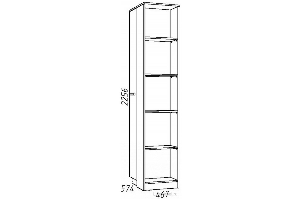 Комплект детской мебели Акварель капучино / дуб сонома комплектация 5