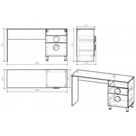 Комплект детской мебели Пакола комплектация 1