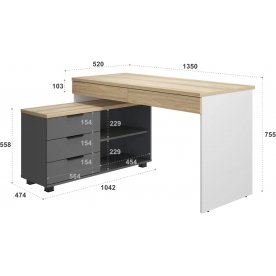 Комплект детской мебели Скайлайт комплектация 1