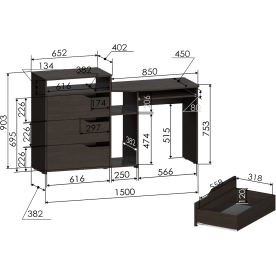 Комплект детской мебели РМ-10-3