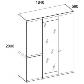 Шкаф Linate 3D/TYP 22A