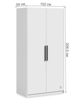 Шкаф детский White