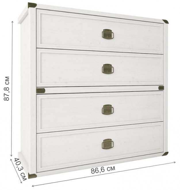 Комод Magellan 4S сосна винтаж