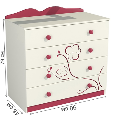 Комод Сакура К90-1Д0