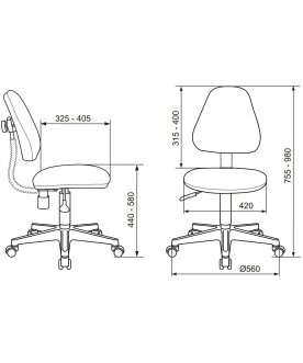 Компьютерное кресто Бюрократ KD-4