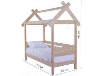 Кровать-домик Пеппи 70х160