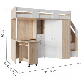 Кровать-чердак Лива А