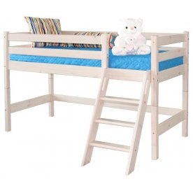 Кровать-чердак Соня с наклонной лестницей вариант 12