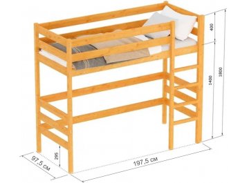 Кровать-чердак Ф3
