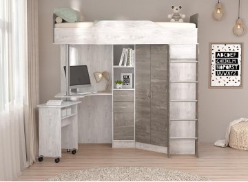 Кровать-чердак Бриз