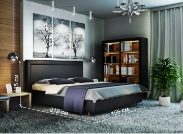 Полутораспальная кровать Афродита-8-3