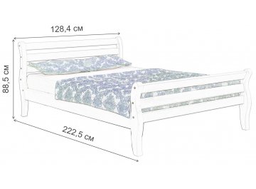 Полутораспальная кровать Аврора