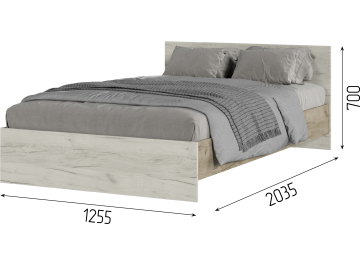 Полутораспальная кровать Бренди КР 556