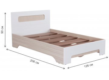 Полутораспальная кровать Данк КР-002