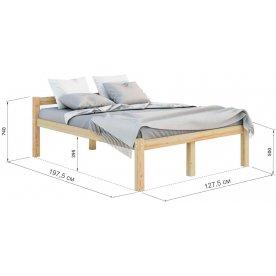 Полутораспальная кровать Гор