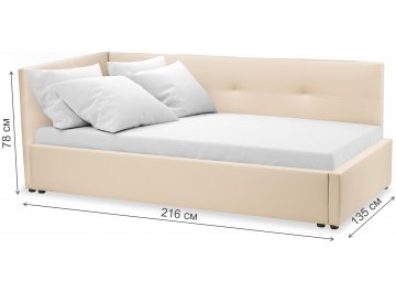 Полутораспальная кровать Каролина-1